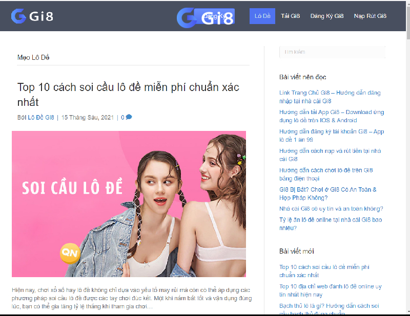 soi cầu lô đề gi8