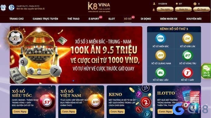 Trang XSMB Online K8 với nhiều cổng chơi game hấp dẫn